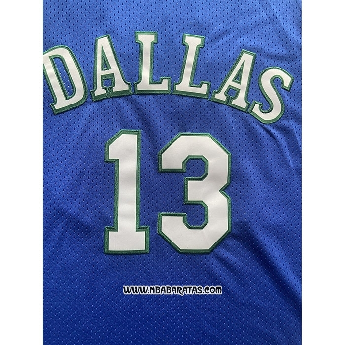 Camiseta Nino Dallas Mavericks Steve Nash #13 Mitchell & Ness 1998-99 Azul